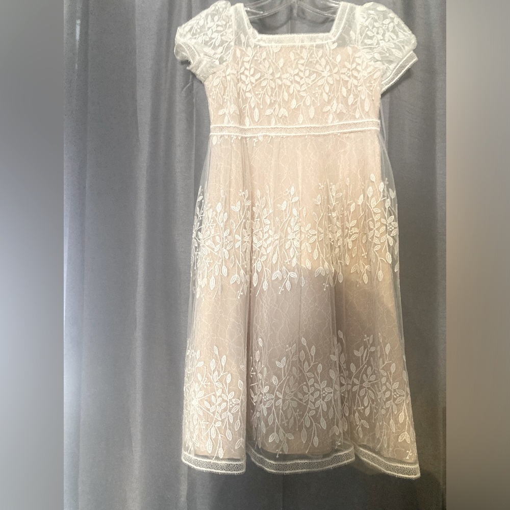 David’s Bridal girl’s dress